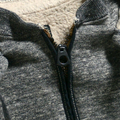 ダリーズアンドコ― 2219RTF 1930s RETROFIT SWEAT ハーフジップパーカー  黒杢ベージュ