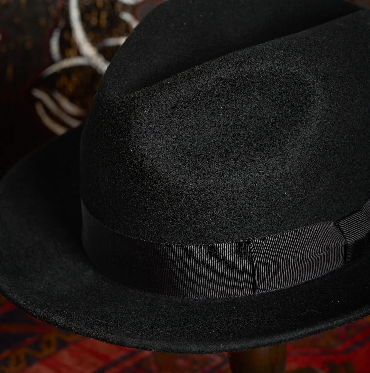 J.J. WILLIAMS FEDORA CANNON BALL 5243501:MOCHA