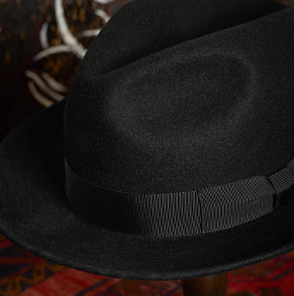 J.J. WILLIAMS FEDORA CANNON BALL 5243501:MOCHA