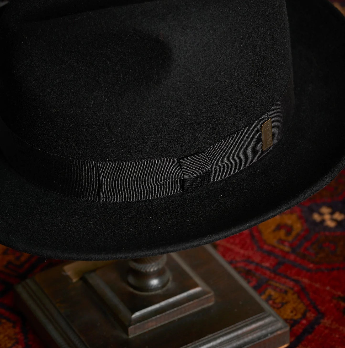 J.J. WILLIAMS FEDORA CANNON BALL 5243501:BLACK