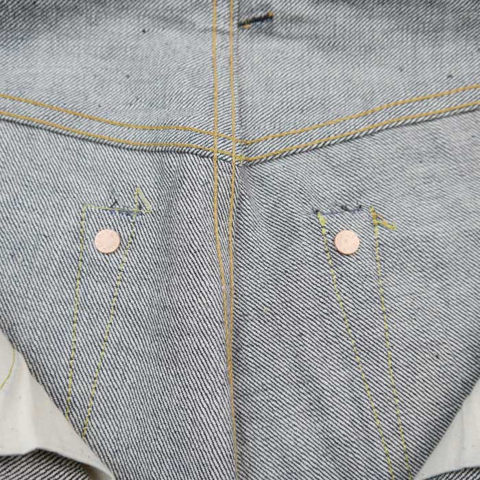 ドゥニーム DEPA-22AW001 DENIME Lot 220A (OFFSET XX MODEL) ワンウォッシュ メンズ デニム ドゥニーム XXモデル オフセット ワンウォッシュ チェーンステッチ 裾上げ無料