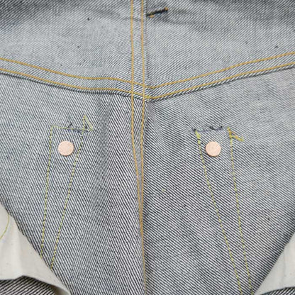 ドゥニーム DEPA-22AW001 DENIME Lot 220A (OFFSET XX MODEL) ワンウォッシュ メンズ デニム ドゥニーム XXモデル オフセット ワンウォッシュ チェーンステッチ 裾上げ無料