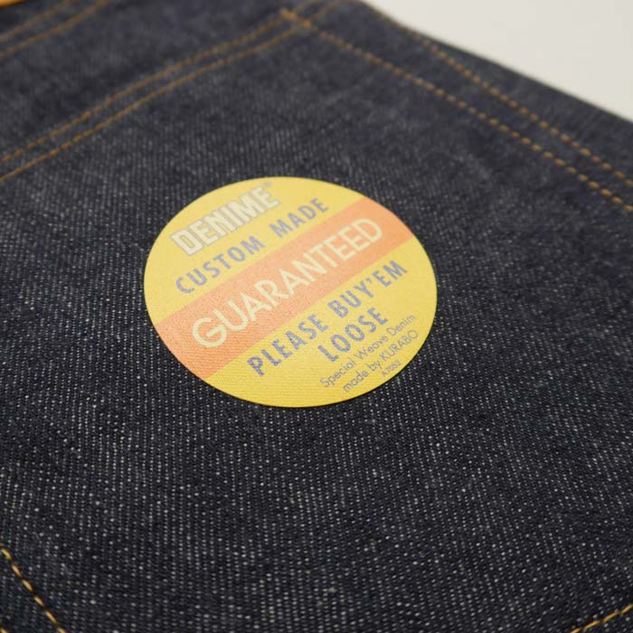 ドゥニーム DEPA-22AW001 DENIME Lot 220A (OFFSET XX MODEL) ワンウォッシュ メンズ デニム ドゥニーム XXモデル オフセット ワンウォッシュ チェーンステッチ 裾上げ無料