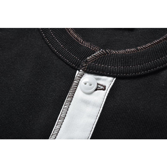 ジョーマッコイ MC13030 UNION SHIRTS S/S 半袖 ヘンリーネックシャツ ブラック メンズ