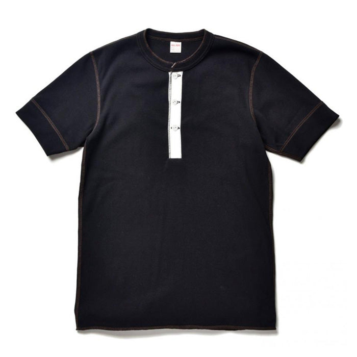 ジョーマッコイ MC13030 UNION SHIRTS S/S 半袖 ヘンリーネックシャツ ブラック メンズ