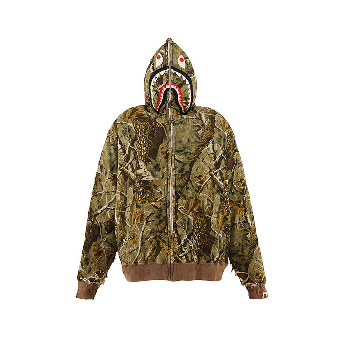 SAINT Mxxxxxx × A BATHING APE® SM-HR1-0000-C38 / BAPE_ZIP HOODIE / SAHARK / CAMO / ジップフーディー