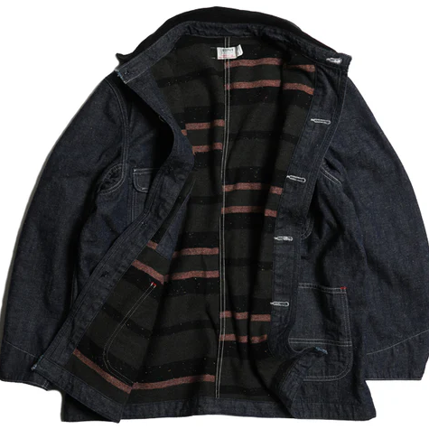 TROPHY CLOTHING Storm Coat / TR25AW-504:INDIGO