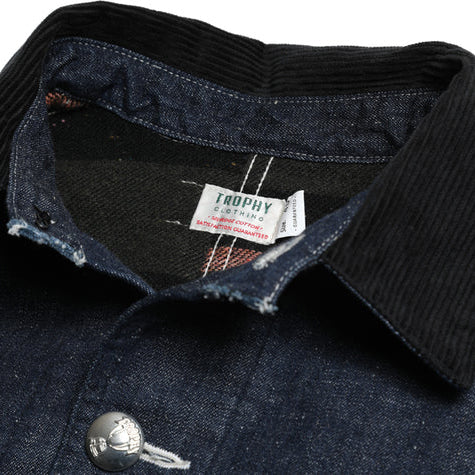 TROPHY CLOTHING Storm Coat / TR25AW-504:INDIGO