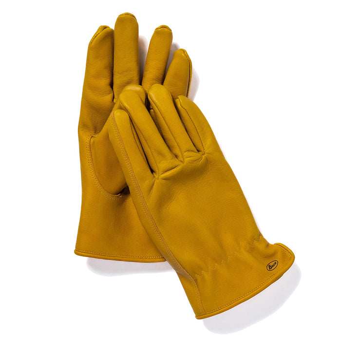 BUCO(ブコ) BUCO HORSEHIDE MOTORCYCLE GLOVE:BLACK YELLOW