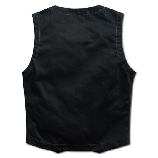 Mest.C[Horse Hide Leather Vest] :BROWN