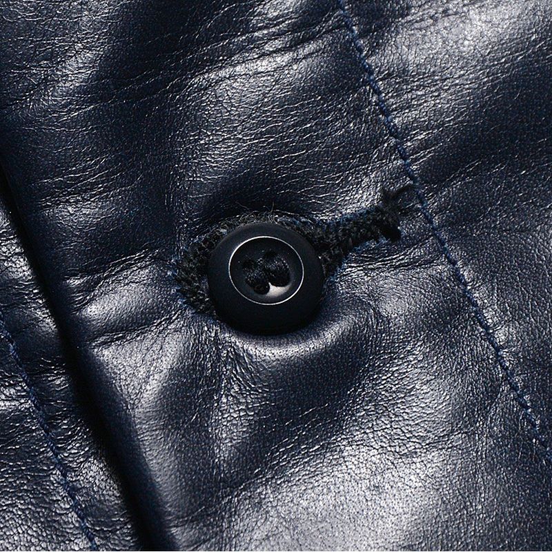 Mest.C[Horse Hide Leather Vest] :BROWN