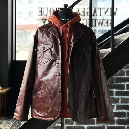 TICK.HIDE[10s Sack Jacket] :BROWN