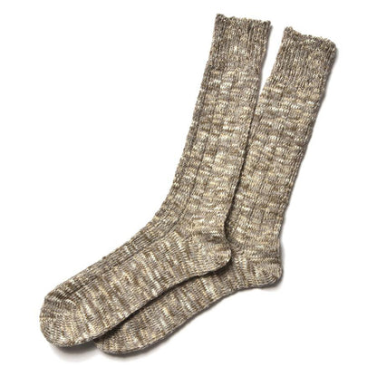 THE REAL McCOY'S,JOE McCOY OUTDOOR SOCKS 'CAMP':O.KHKAI SNOW GRAY