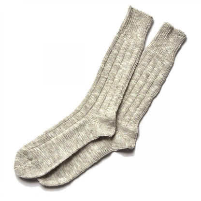 THE REAL McCOY'S,JOE McCOY OUTDOOR SOCKS 'CAMP':O.KHKAI SNOW GRAY