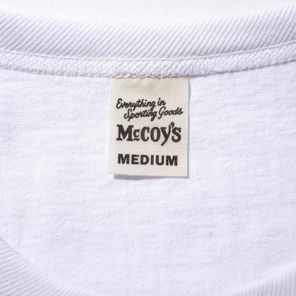 McCOY'S 2pcs PACK TEE:WHITE