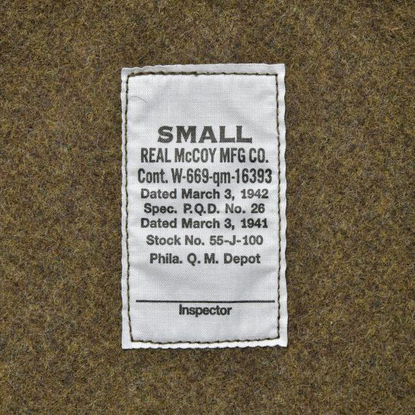 THE REAL McCOY'S,JOE McCOY JACKET, COMBAT, WINTER REAL McCOY MFG. CO.