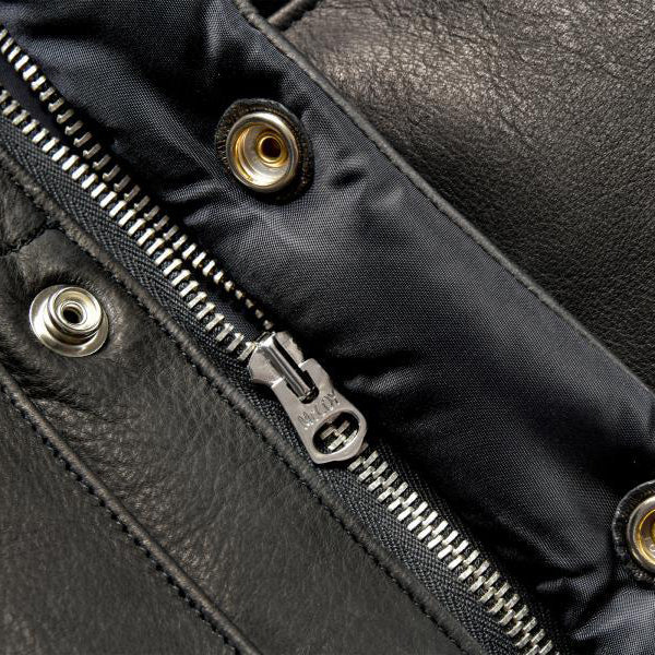 ジョーマッコイ MJ22119 DEERSKIN DOWN VEST ブラック 030 メンズ ディアスキン ダウンベスト