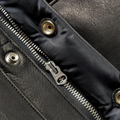 ジョーマッコイ MJ22119 DEERSKIN DOWN VEST ブラック 030 メンズ ディアスキン ダウンベスト