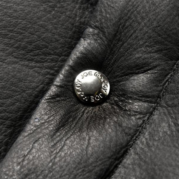 ジョーマッコイ MJ22119 DEERSKIN DOWN VEST ブラック 030 メンズ ディアスキン ダウンベスト