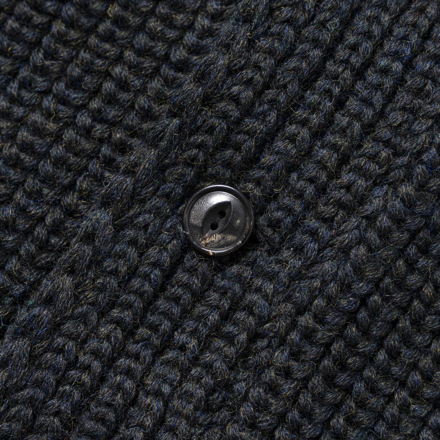 ジョーマッコイ MC24111 STRIPED SHAWL COLLAR CARDIGAN チャコール メンズ ショールカラー カーディガン