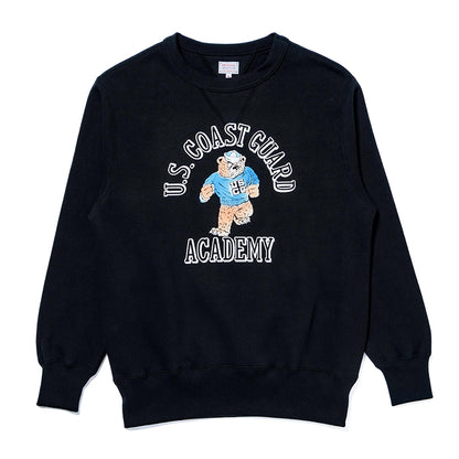 THE REAL McCOY'S,JOE McCOY MILITARY PRINT SWEATSHIRT / U.S. COASTGUARD ACADEMY