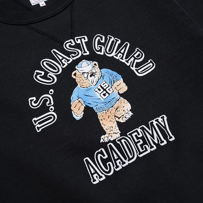 THE REAL McCOY'S,JOE McCOY MILITARY PRINT SWEATSHIRT / U.S. COASTGUARD ACADEMY
