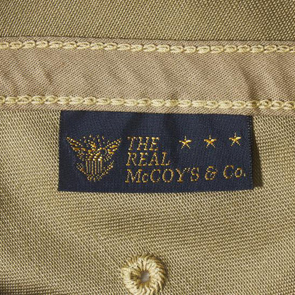 THE REAL McCOY'S LOGO BASEBALL CAP:KHAKI
