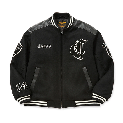 CALEE WOOL MELTON STADIUM JUMPER ＜S.V.D.S.H＞