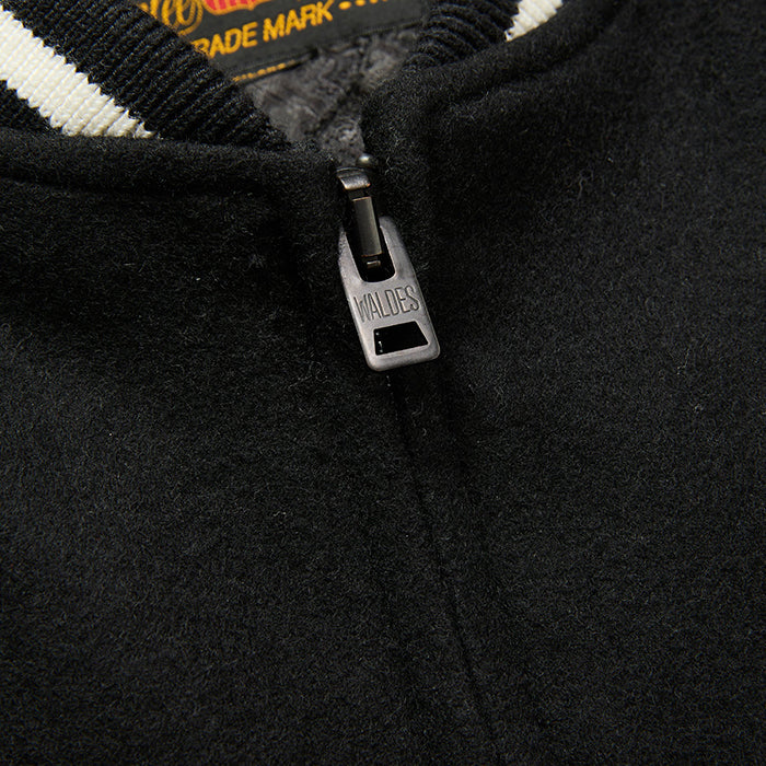 CALEE WOOL MELTON STADIUM JUMPER ＜S.V.D.S.H＞