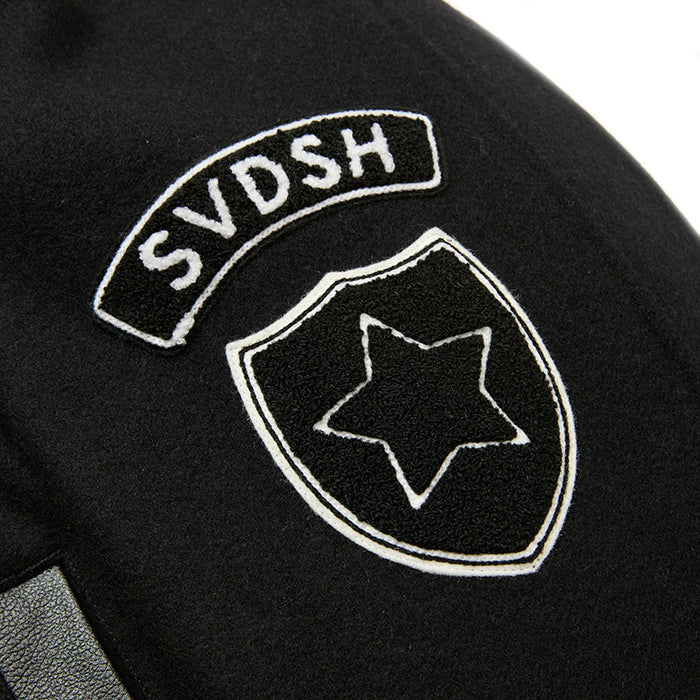 CALEE WOOL MELTON STADIUM JUMPER ＜S.V.D.S.H＞