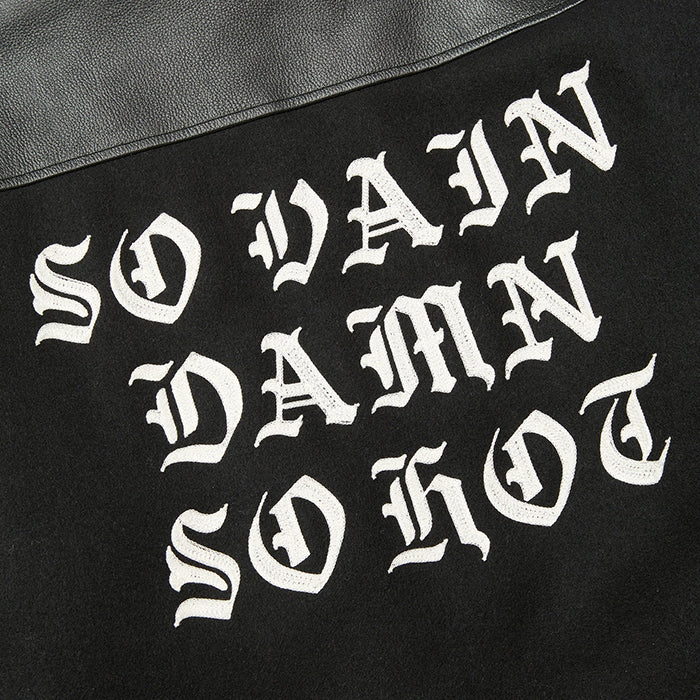 CALEE WOOL MELTON STADIUM JUMPER ＜S.V.D.S.H＞