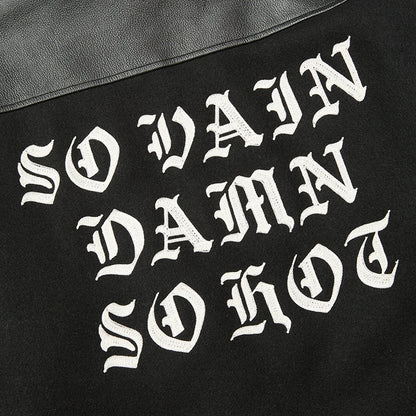 CALEE WOOL MELTON STADIUM JUMPER ＜S.V.D.S.H＞