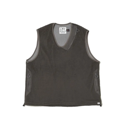 COMFY OUTDOOR GARMENT ALPHA DIRECT SIMPLE VEST :BLACK SALMON PINK