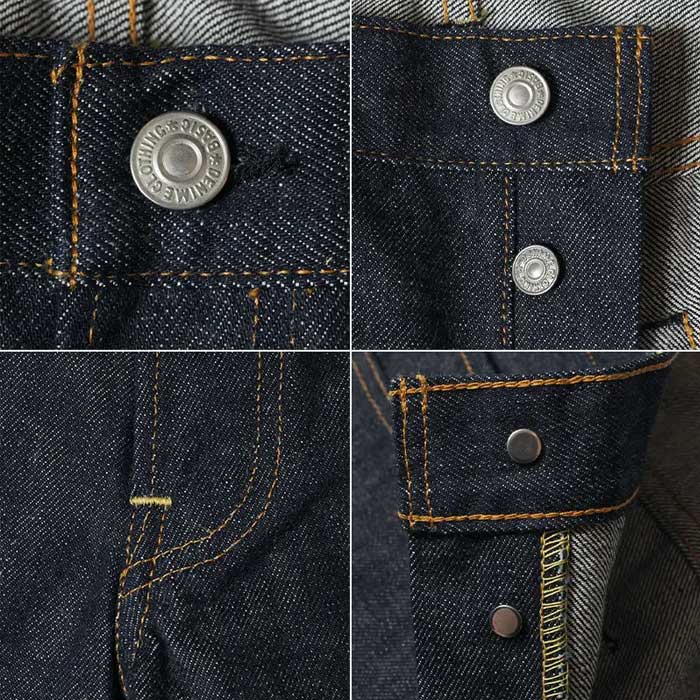 ドゥニーム DEPA-23SS001 Lot 224(66MODEL) ワンウォッシュ メンズ デニム ジーンズ 66モデル 紙パッチ タイト ストレート