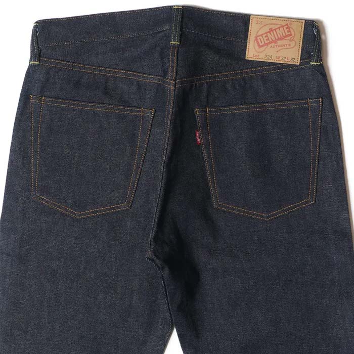 ドゥニーム DEPA-23SS001 Lot 224(66MODEL) ワンウォッシュ メンズ デニム ジーンズ 66モデル 紙パッチ タイト ストレート