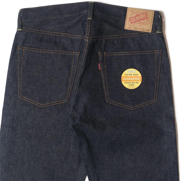 ドゥニーム DEPA-23SS001 Lot 224(66MODEL) ワンウォッシュ メンズ デニム ジーンズ 66モデル 紙パッチ タイト ストレート
