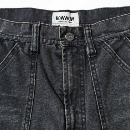 バウワウ BW2302-DDPA DOUBLE KNEE DUCK PAINTER PANTS AGEING BLACK AGEING ダブルニーペインターパンツ ブラック メンズ