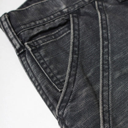 バウワウ BW2302-DDPA DOUBLE KNEE DUCK PAINTER PANTS AGEING BLACK AGEING ダブルニーペインターパンツ ブラック メンズ