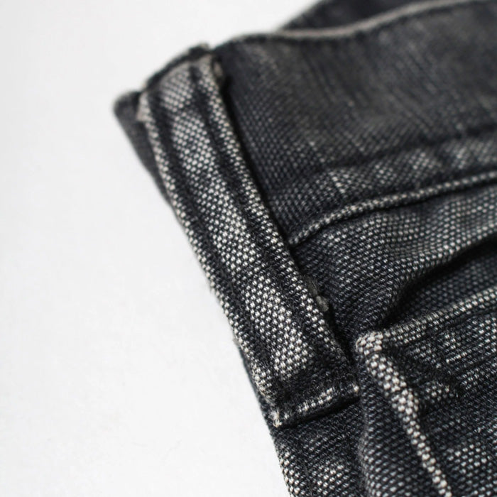 バウワウ BW2302-DDPA DOUBLE KNEE DUCK PAINTER PANTS AGEING BLACK AGEING ダブルニーペインターパンツ ブラック メンズ