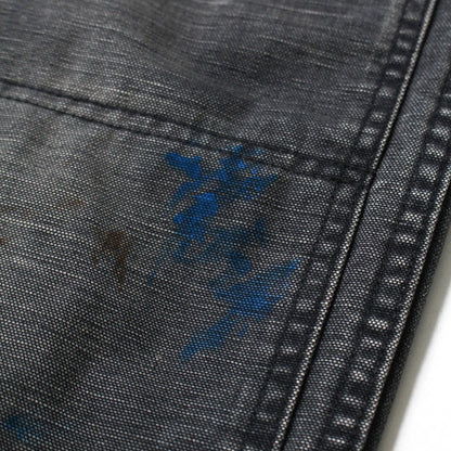 バウワウ BW2302-DDPA DOUBLE KNEE DUCK PAINTER PANTS AGEING BLACK AGEING ダブルニーペインターパンツ ブラック メンズ