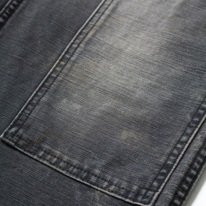 バウワウ BW2302-DDPA DOUBLE KNEE DUCK PAINTER PANTS AGEING BLACK AGEING ダブルニーペインターパンツ ブラック メンズ