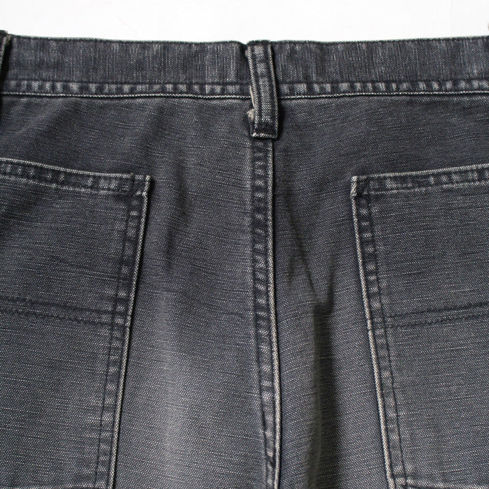バウワウ BW2302-DDPA DOUBLE KNEE DUCK PAINTER PANTS AGEING BLACK AGEING ダブルニーペインターパンツ ブラック メンズ