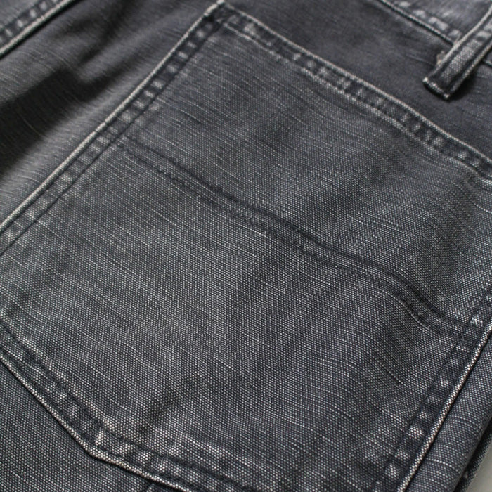 バウワウ BW2302-DDPA DOUBLE KNEE DUCK PAINTER PANTS AGEING BLACK AGEING ダブルニーペインターパンツ ブラック メンズ