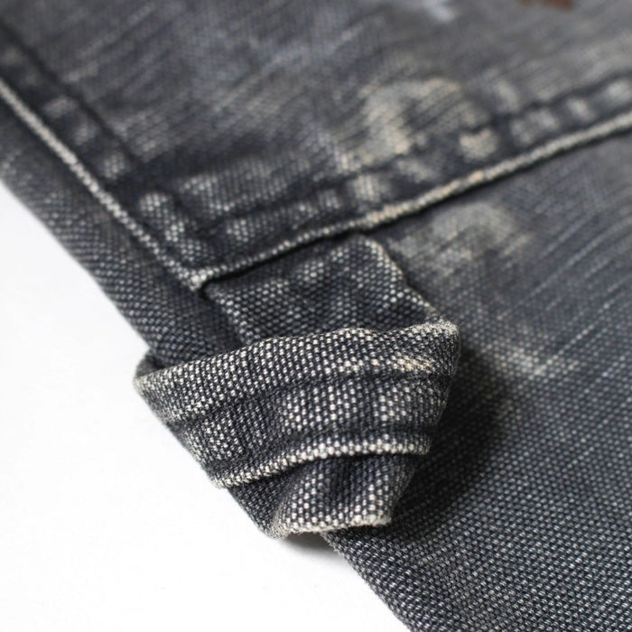 バウワウ BW2302-DDPA DOUBLE KNEE DUCK PAINTER PANTS AGEING BLACK AGEING ダブルニーペインターパンツ ブラック メンズ