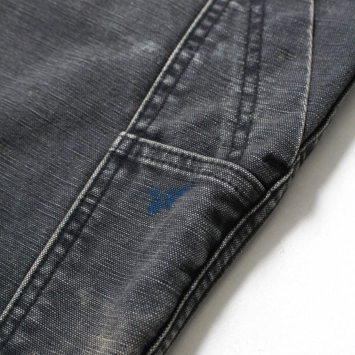 バウワウ BW2302-DDPA DOUBLE KNEE DUCK PAINTER PANTS AGEING BLACK AGEING ダブルニーペインターパンツ ブラック メンズ