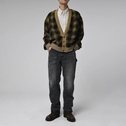 バウワウ BW2302-DDPA DOUBLE KNEE DUCK PAINTER PANTS AGEING BLACK AGEING ダブルニーペインターパンツ ブラック メンズ