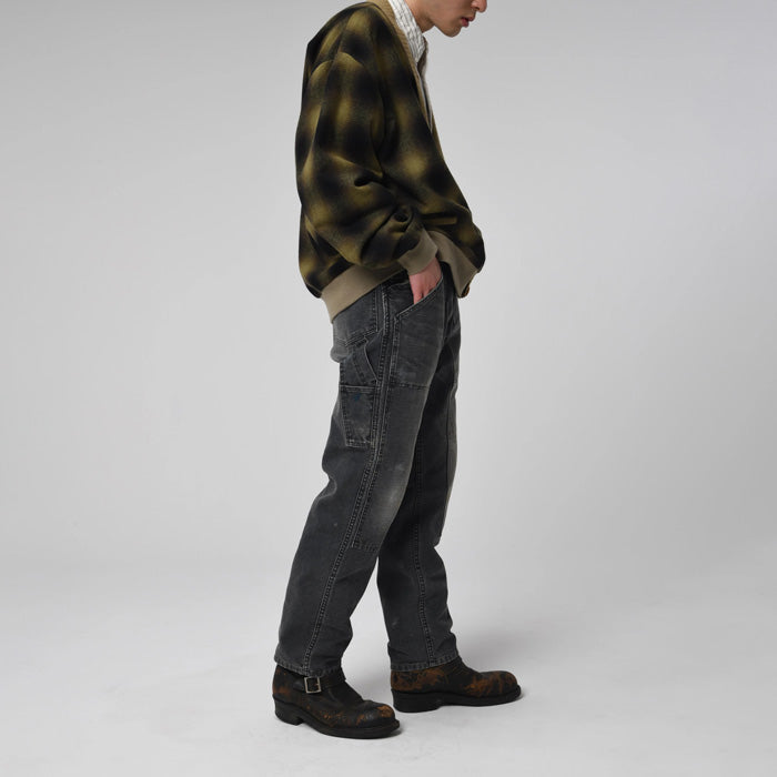 バウワウ BW2302-DDPA DOUBLE KNEE DUCK PAINTER PANTS AGEING BLACK AGEING ダブルニーペインターパンツ ブラック メンズ
