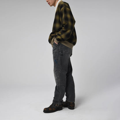 バウワウ BW2302-DDPA DOUBLE KNEE DUCK PAINTER PANTS AGEING BLACK AGEING ダブルニーペインターパンツ ブラック メンズ