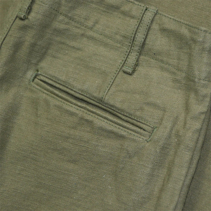サムライジーンズ SJ42BP ヘビーバックサテントラウザーズ ベイカーパンツ ワンウォッシュ オリーブ