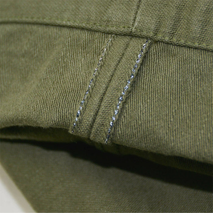 サムライジーンズ SJ42BP ヘビーバックサテントラウザーズ ベイカーパンツ ワンウォッシュ オリーブ